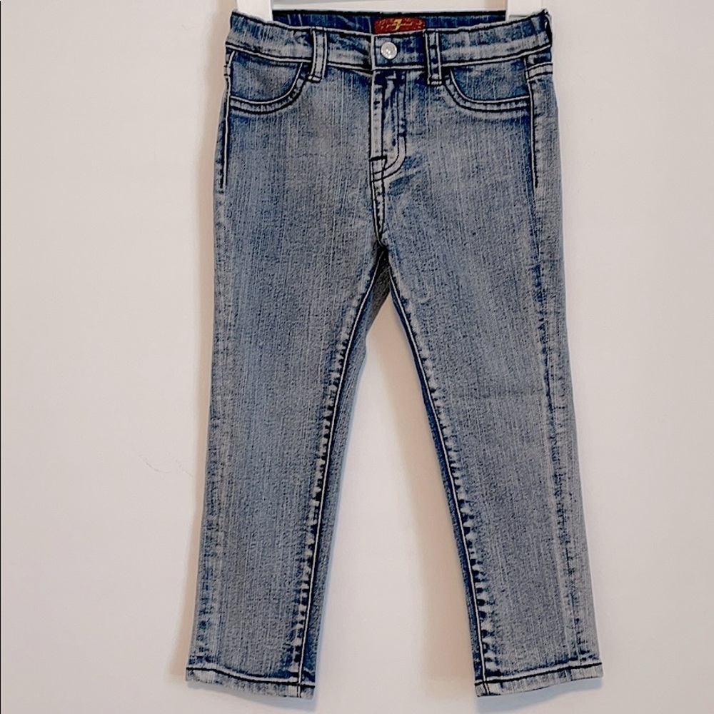 7 for all mankind kids distressed vintage wash 3t